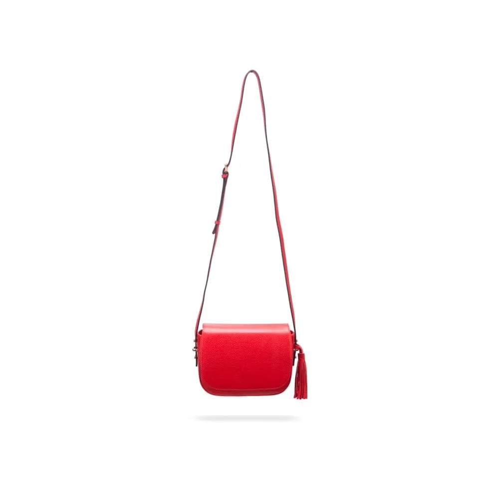 Clarice Tassel Bag - Red