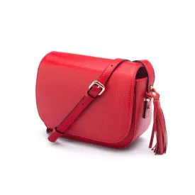 Clarice Tassel Bag - Red