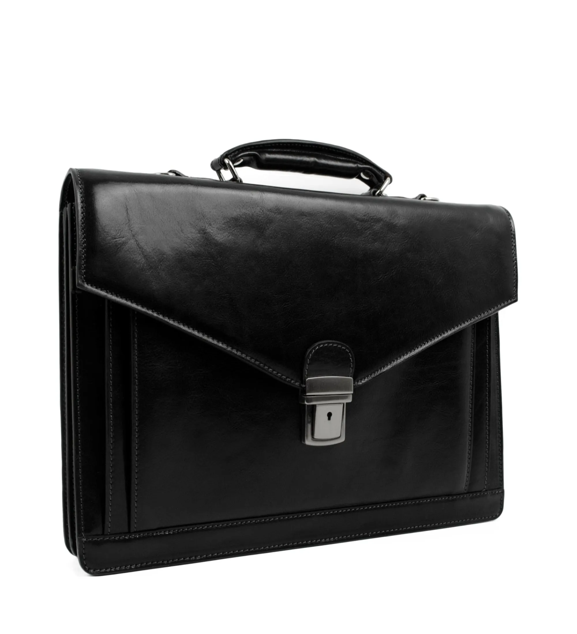 Classic Design Leather Briefcase - The Magus