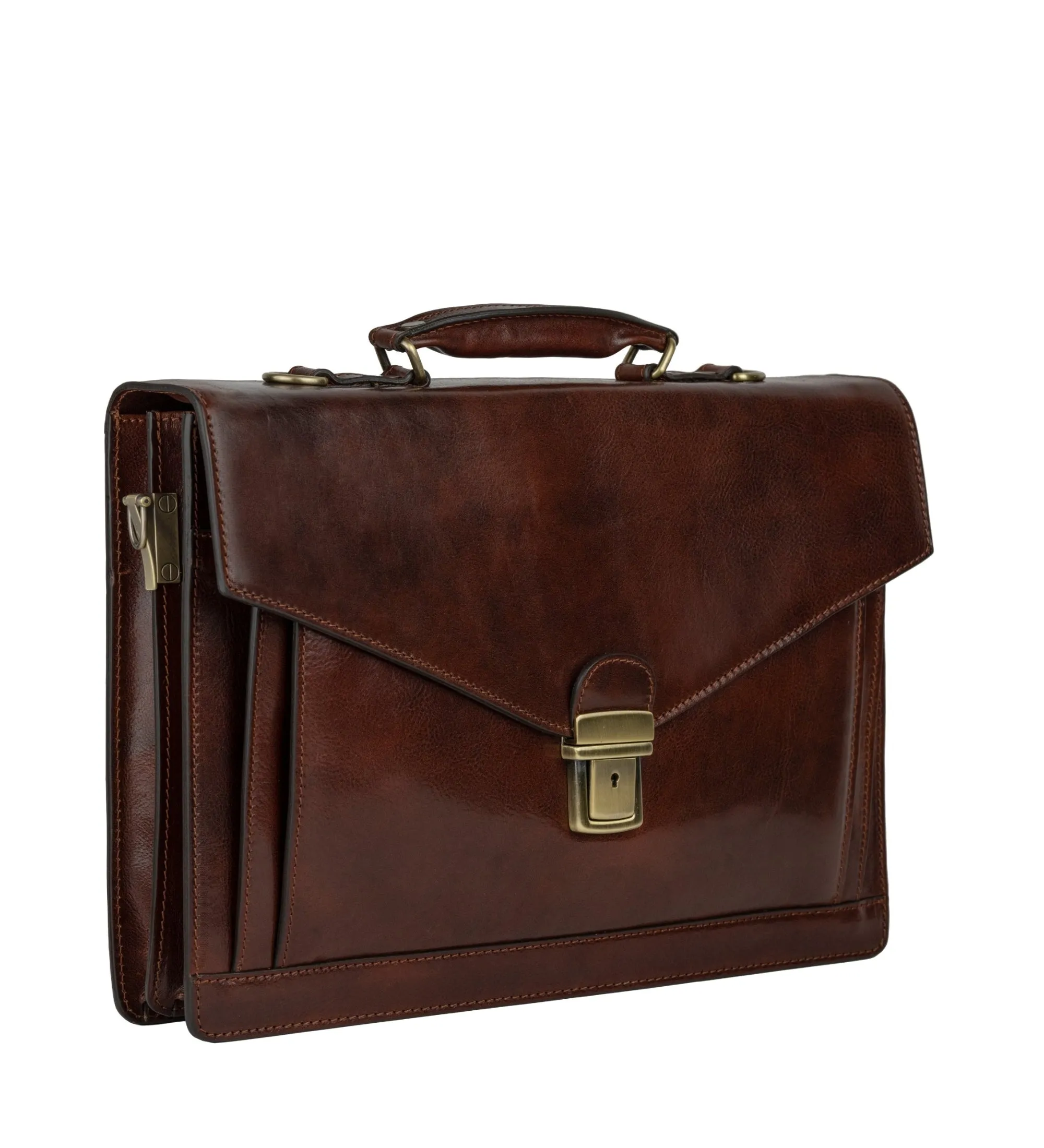 Classic Design Leather Briefcase - The Magus