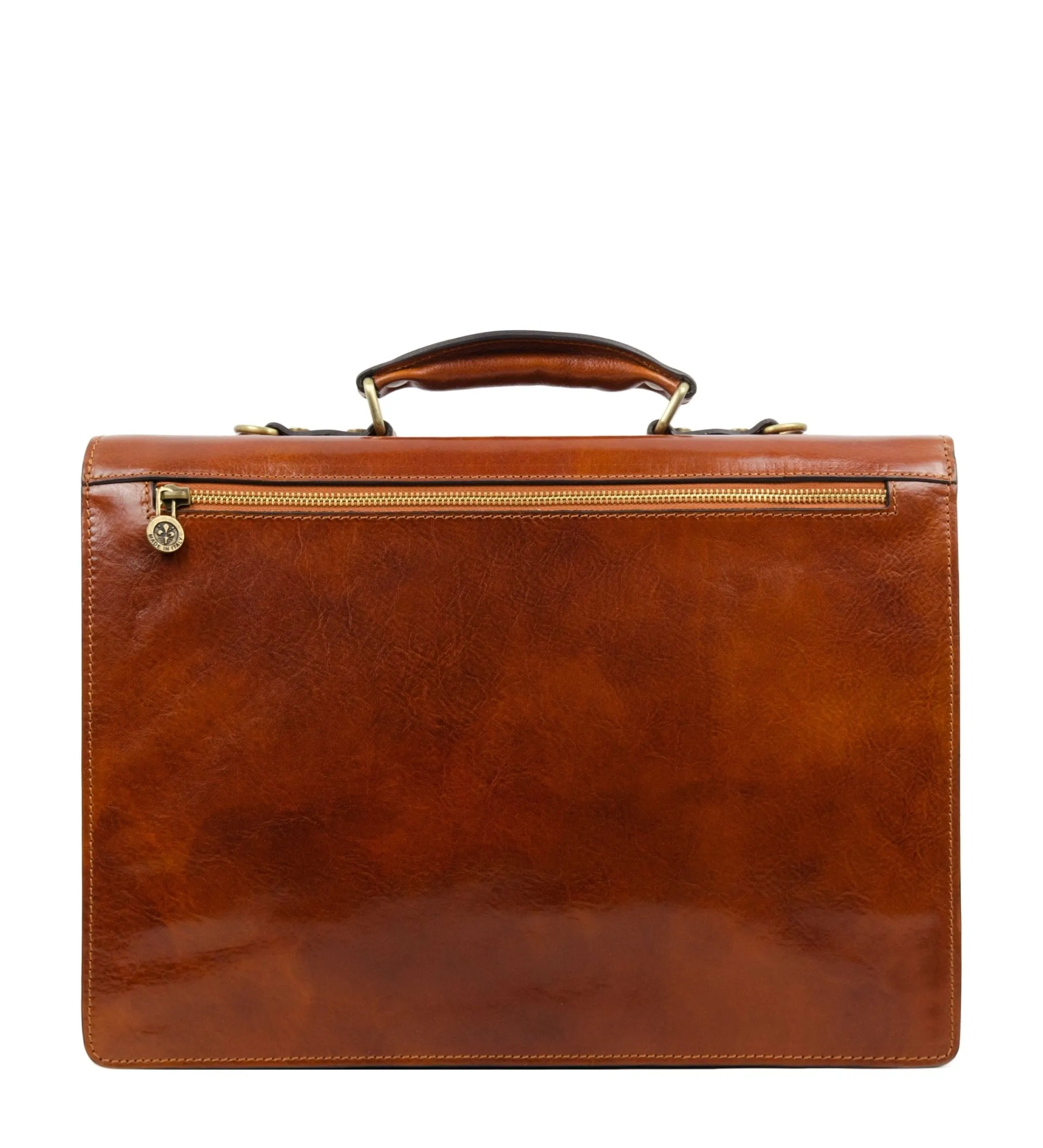 Classic Design Leather Briefcase - The Magus