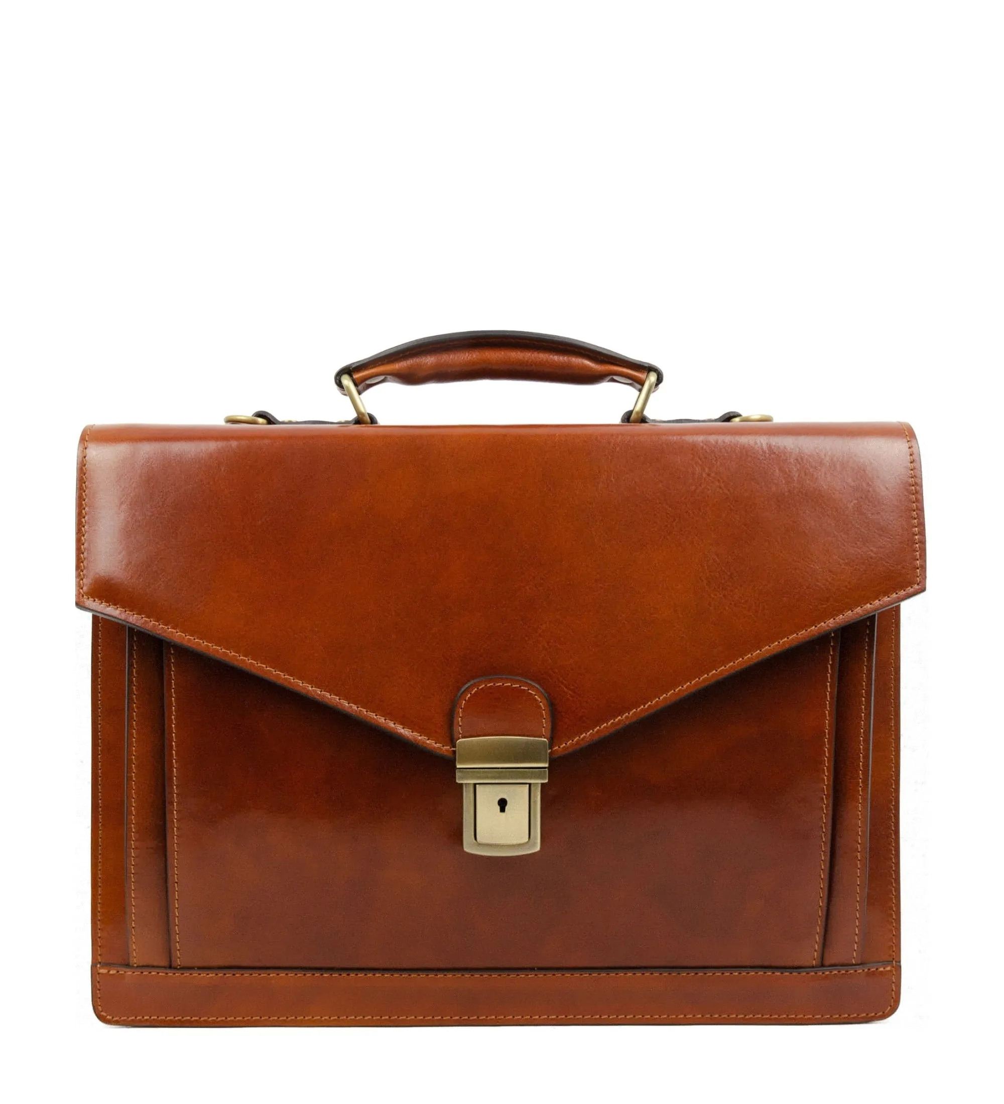 Classic Design Leather Briefcase - The Magus