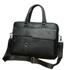 Classic Retro PU Leather Briefcase