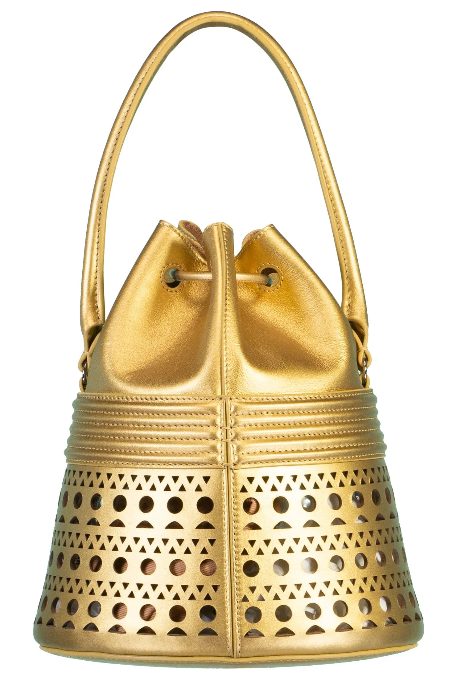 Corset Bucket Bag - Or