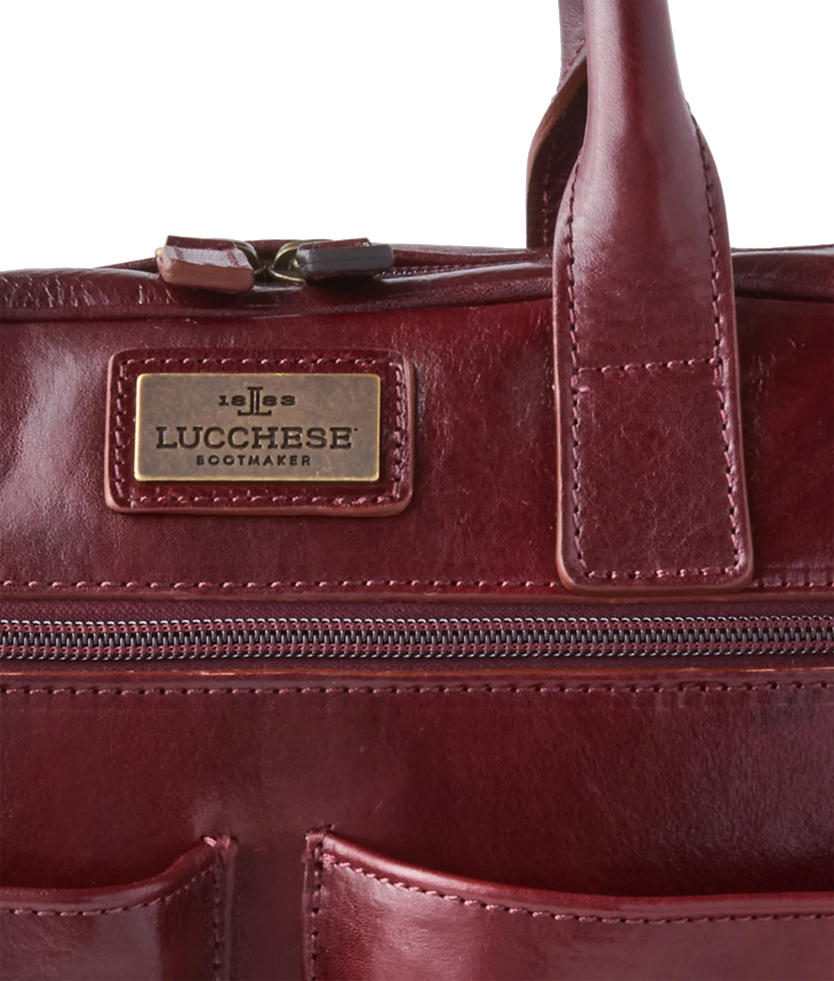 Cosimo Briefcase :: Burgundy