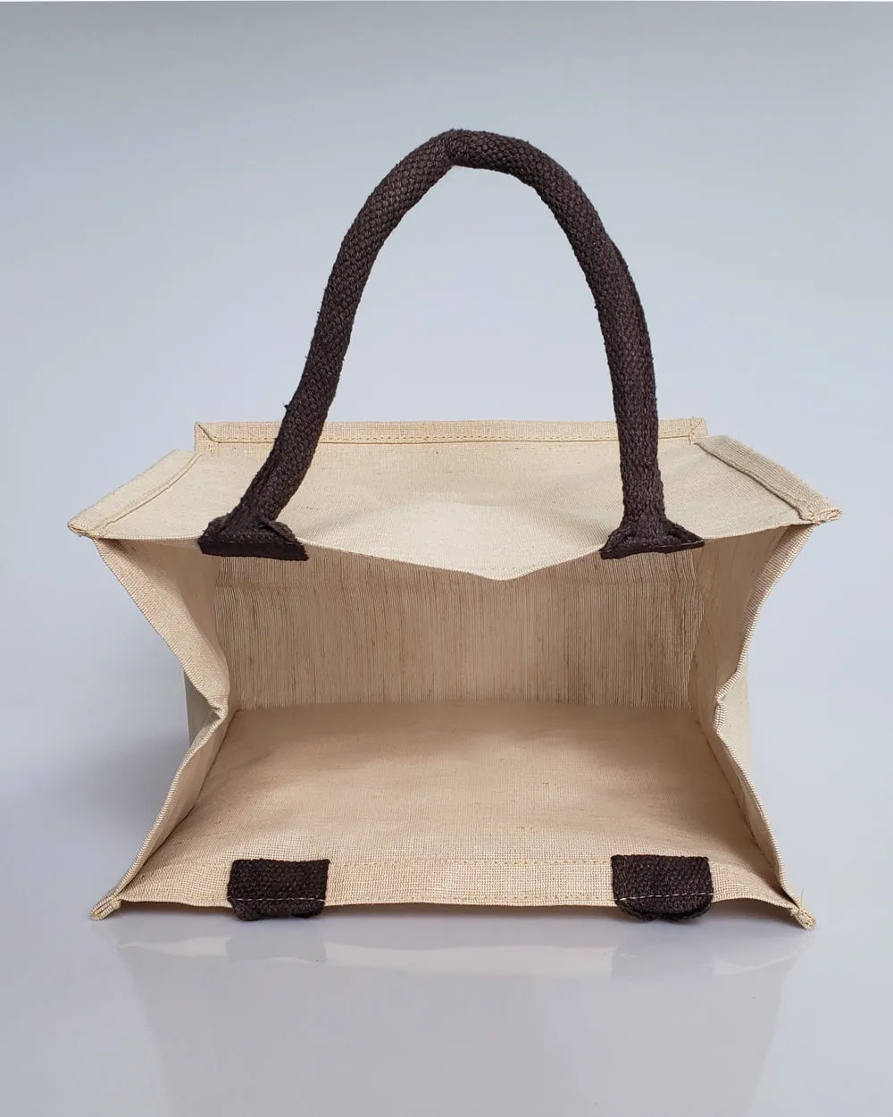 Cute Burlap Bags - JuCo Totes (Jute & Cotton Blend) - TJ890