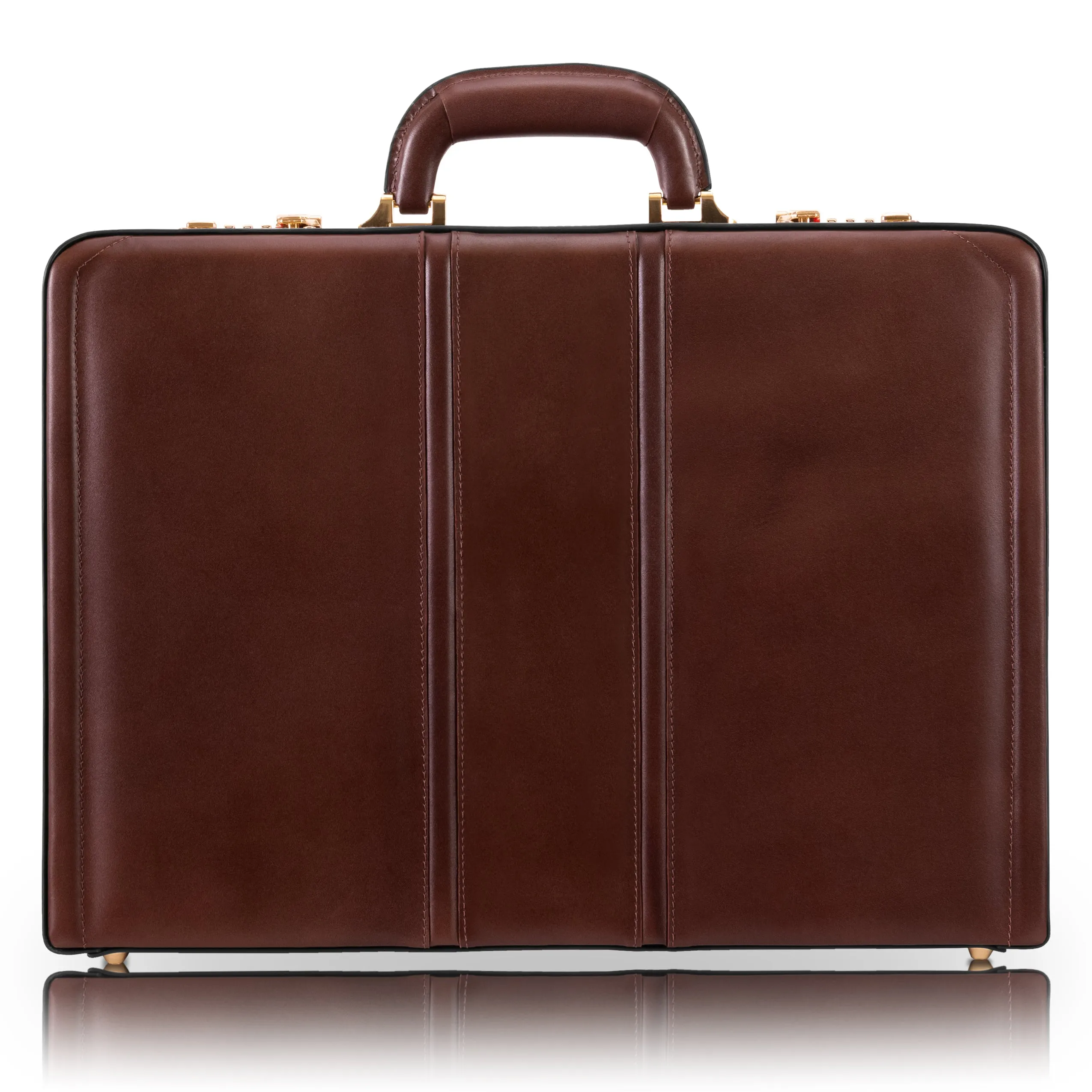 DALEY | 4.25” Leather Attaché Briefcase