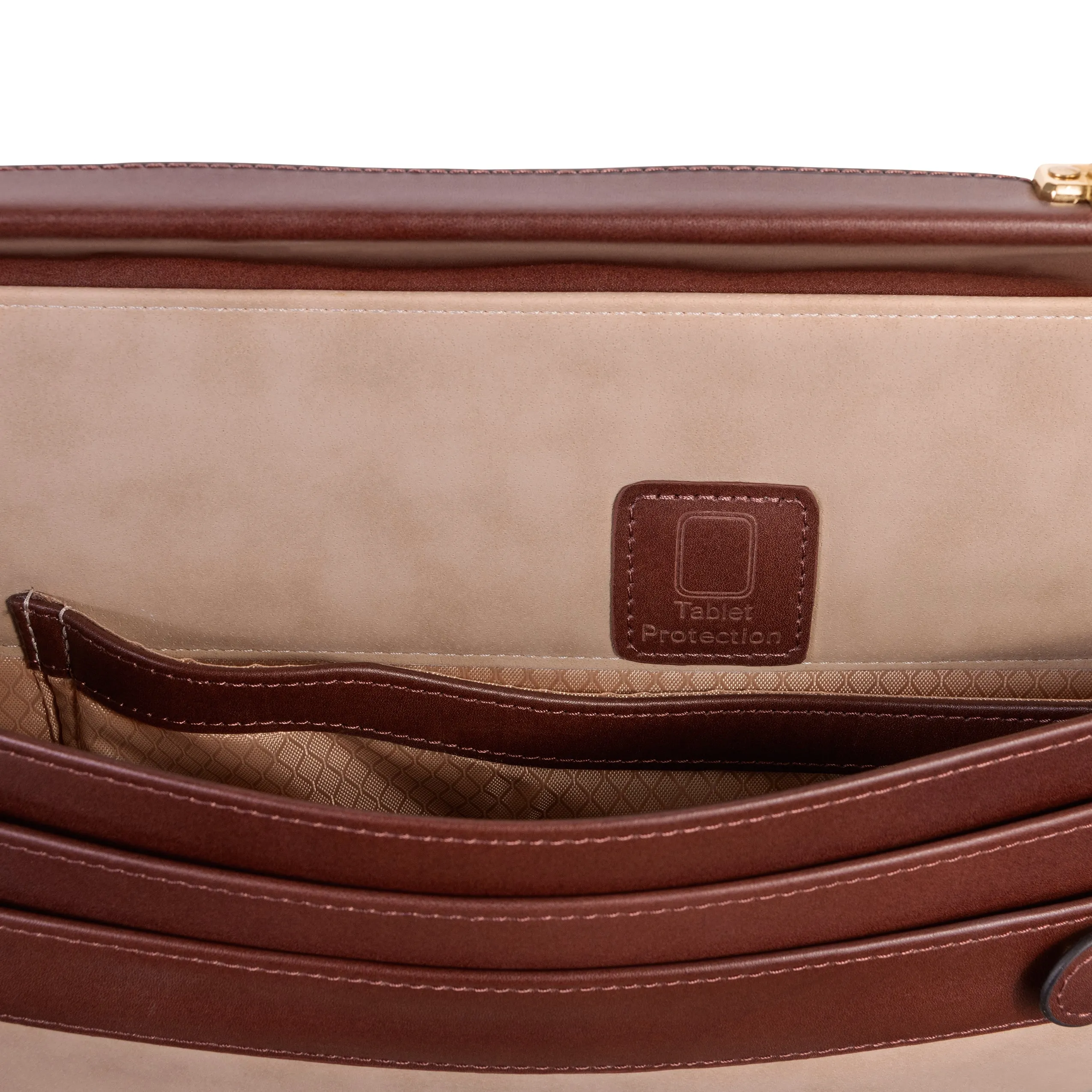 DALEY | 4.25” Leather Attaché Briefcase