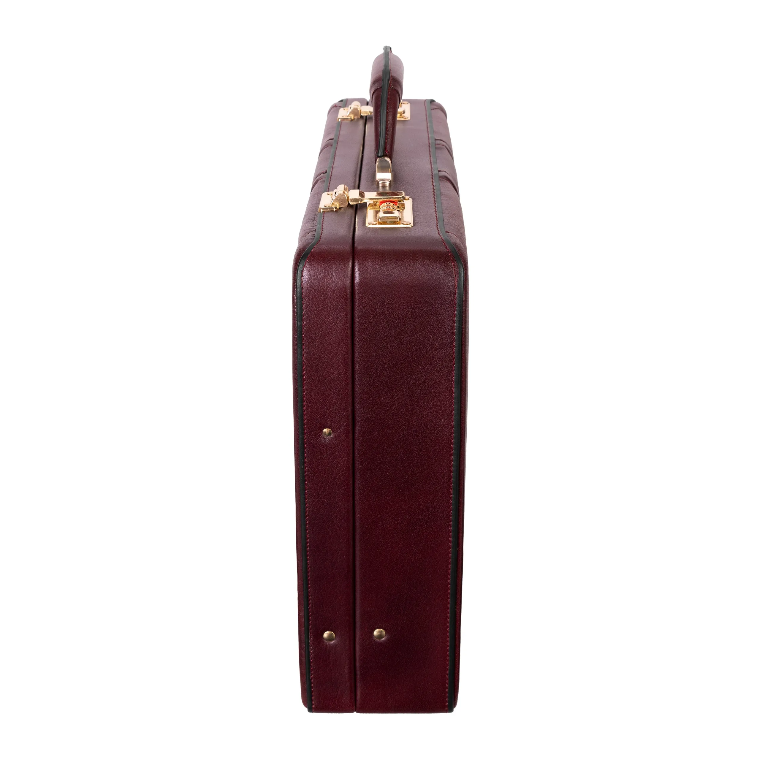 DALEY | 4.25” Leather Attaché Briefcase