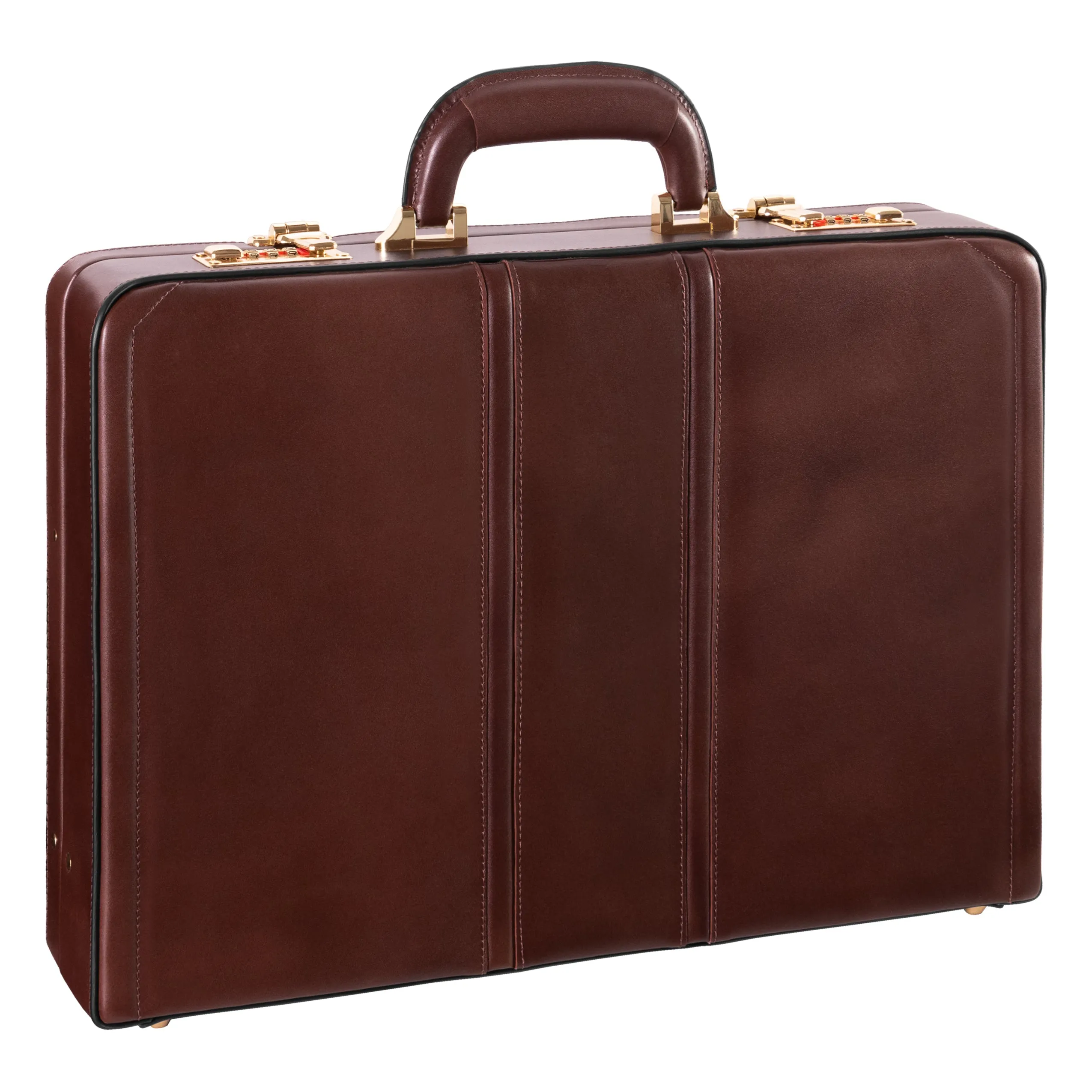 DALEY | 4.25” Leather Attaché Briefcase