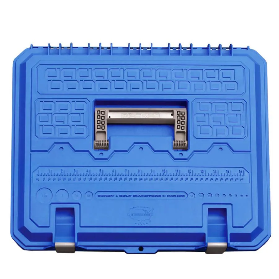 Decked D-Box Blue | ToolBox Dimensions 20.5" x 17.5" x 8"