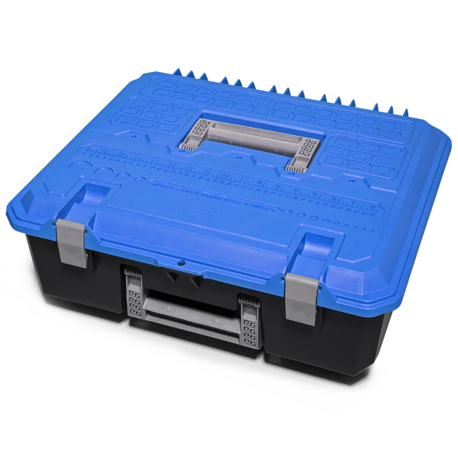 Decked D-Box Blue | ToolBox Dimensions 20.5" x 17.5" x 8"