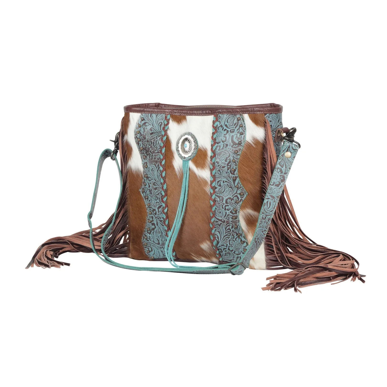 Dendrite Leather & Hairon Bag