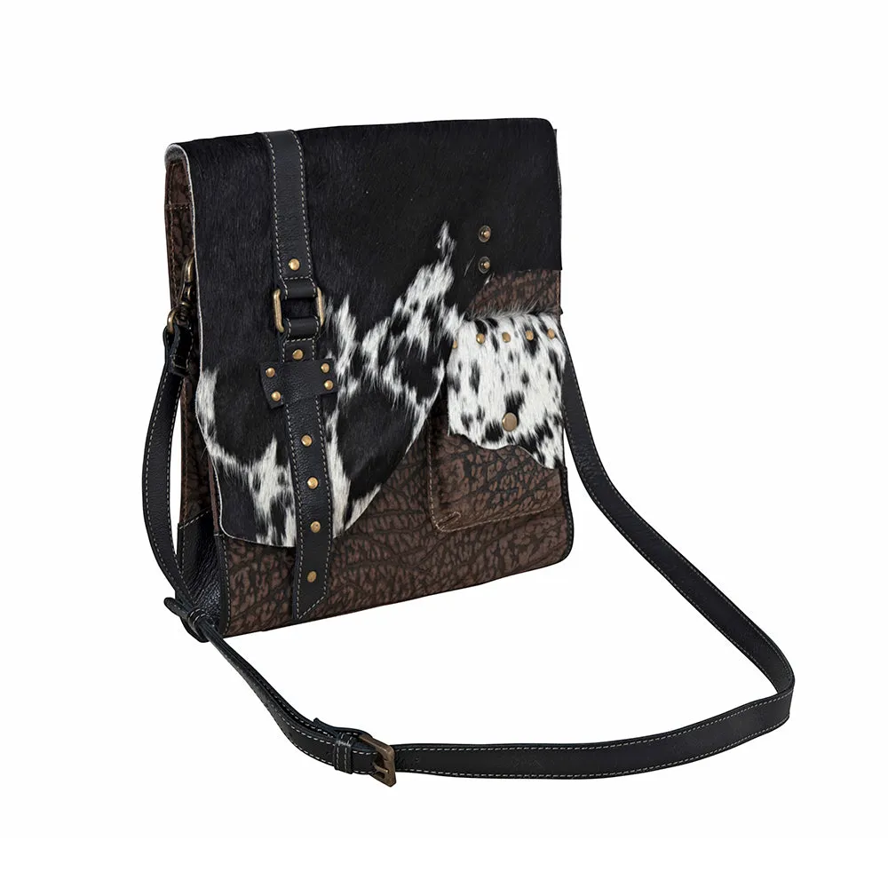 East Fork Ranch Leather & Hairon Bag