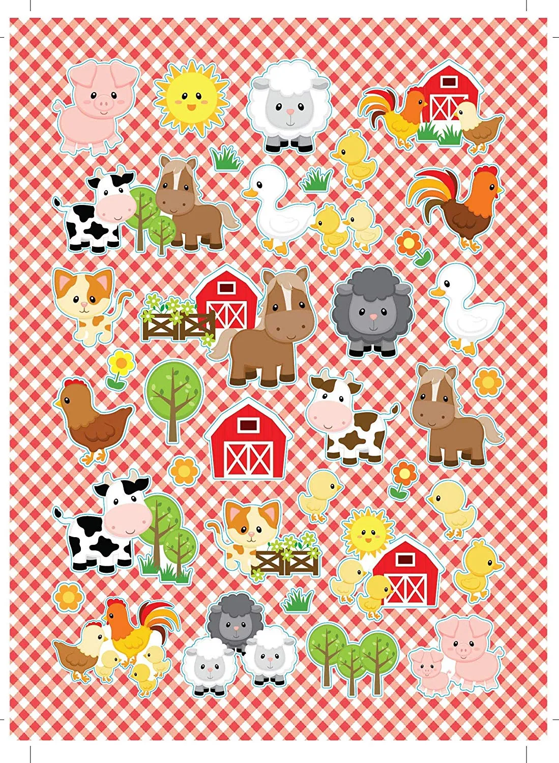 Farm Animal Barnyard Party Favor Bundle for 12 Kids