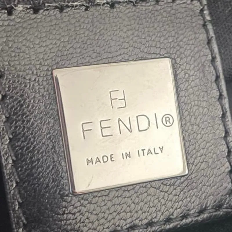 Fendi Baguette Bag Black Neoprene