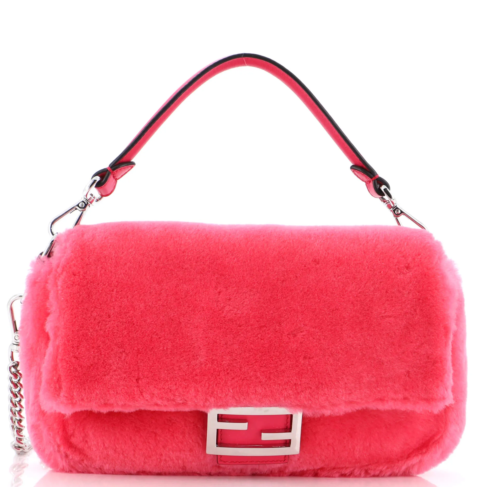 FENDI Baguette NM Bag Shearling Medium