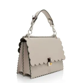 Fendi Calfskin Studded Kan I Medium Shoulder Bag (SHF-23376)