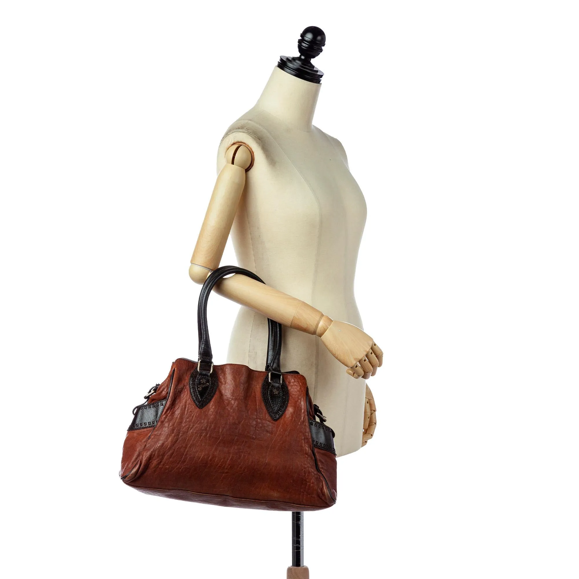 Fendi Etniko Leather Handbag (SHG-23005)