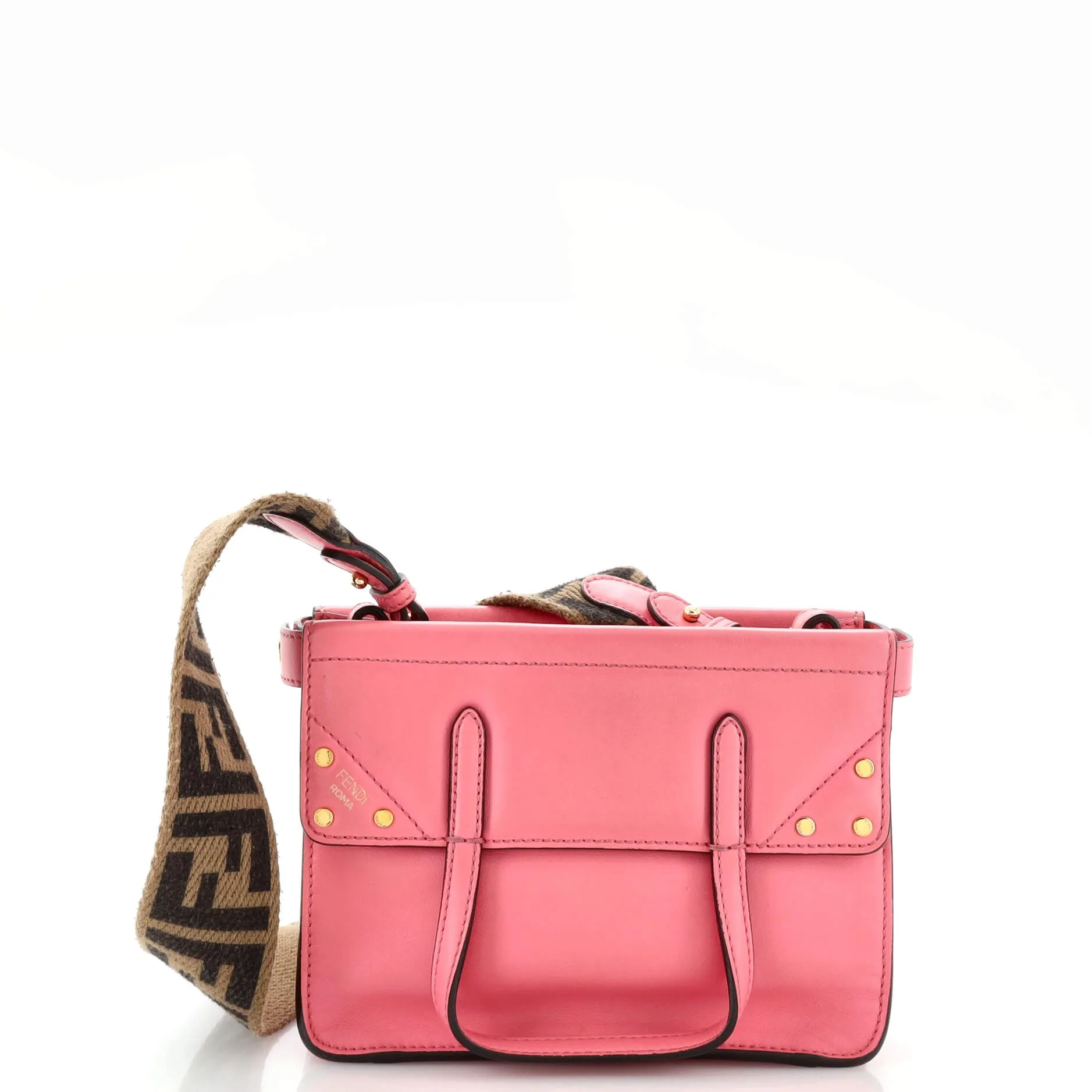 FENDI Flip Tote Leather Small