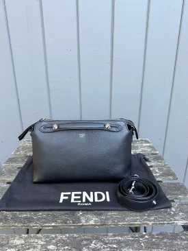 FENDI Leather Boston Bag