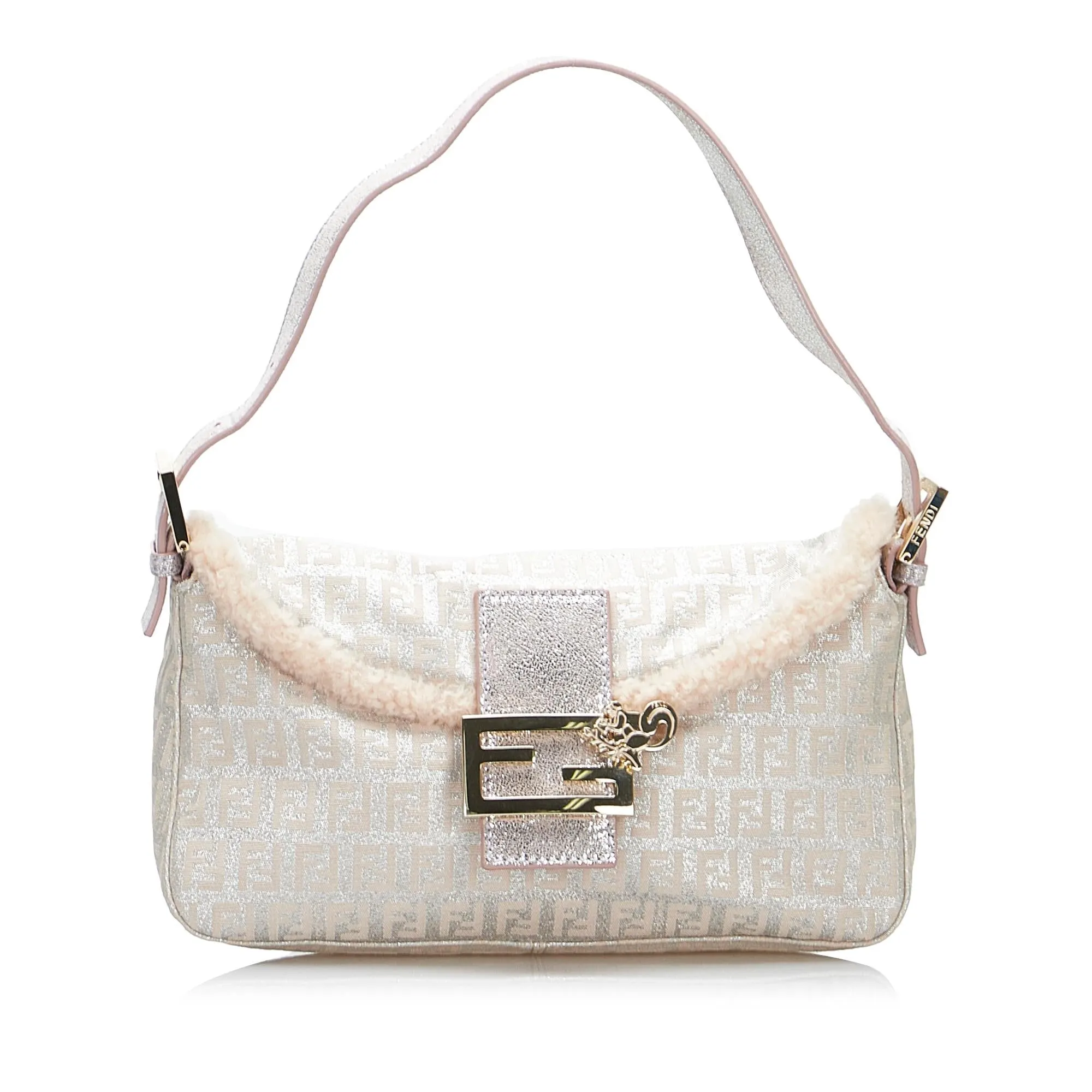 Fendi Metallic Zucchino Baguette (SHG-kfW9gT)