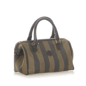 Fendi Pequin Boston Bag (SHG-32513)