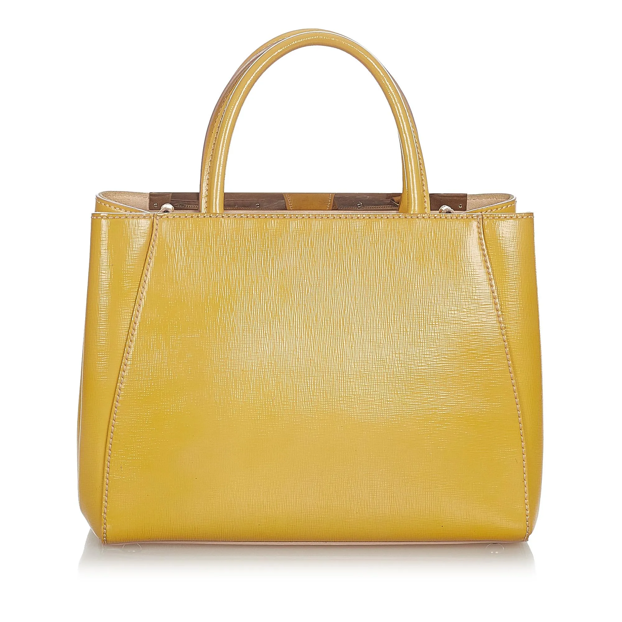 Fendi Petit 2Jours Leather Handbag (SHG-31978)