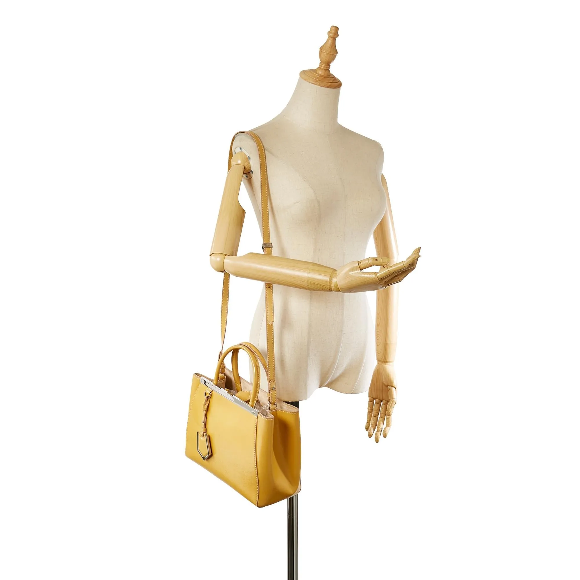 Fendi Petit 2Jours Leather Handbag (SHG-31978)