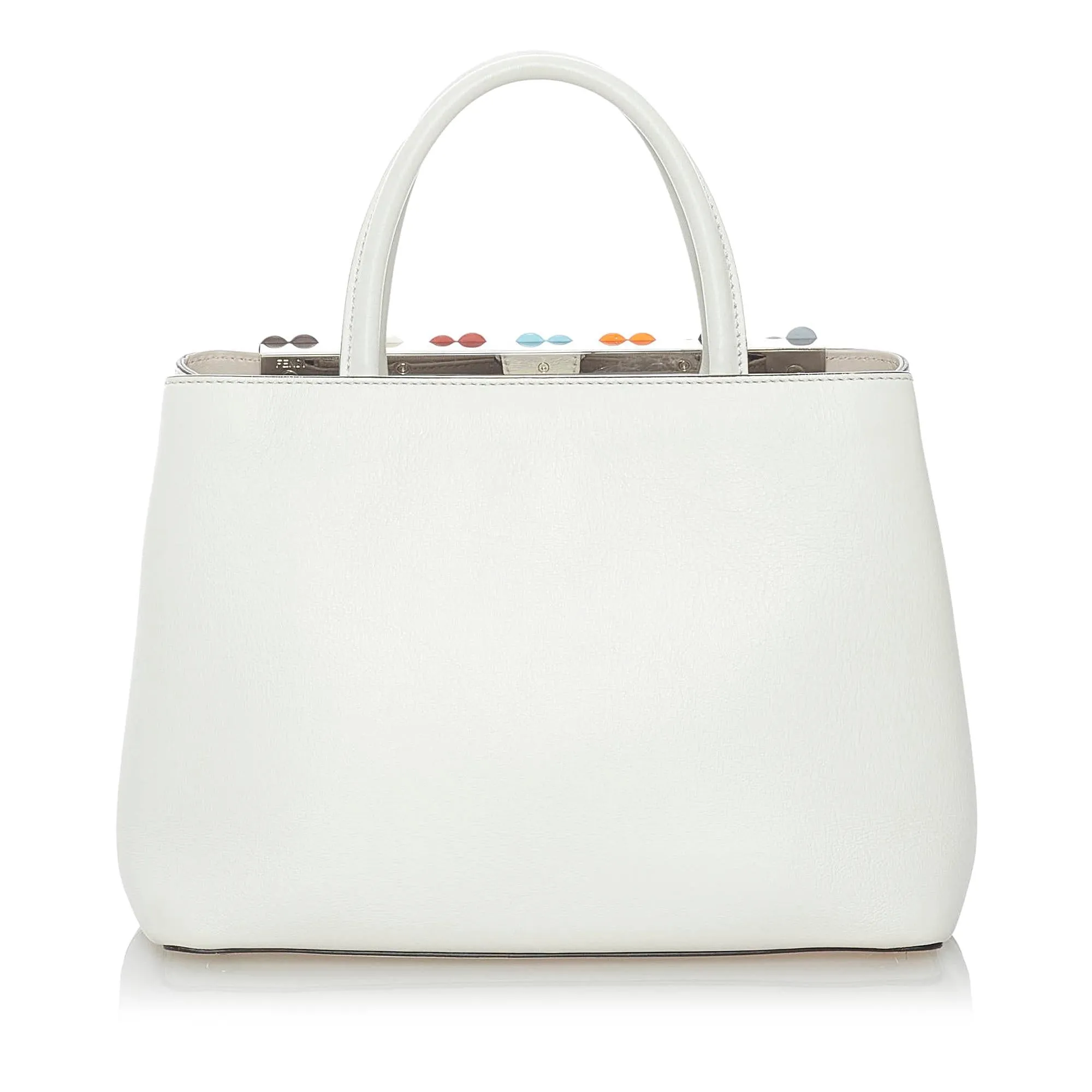 Fendi Petit 2Jours Leather Satchel (SHG-30661)