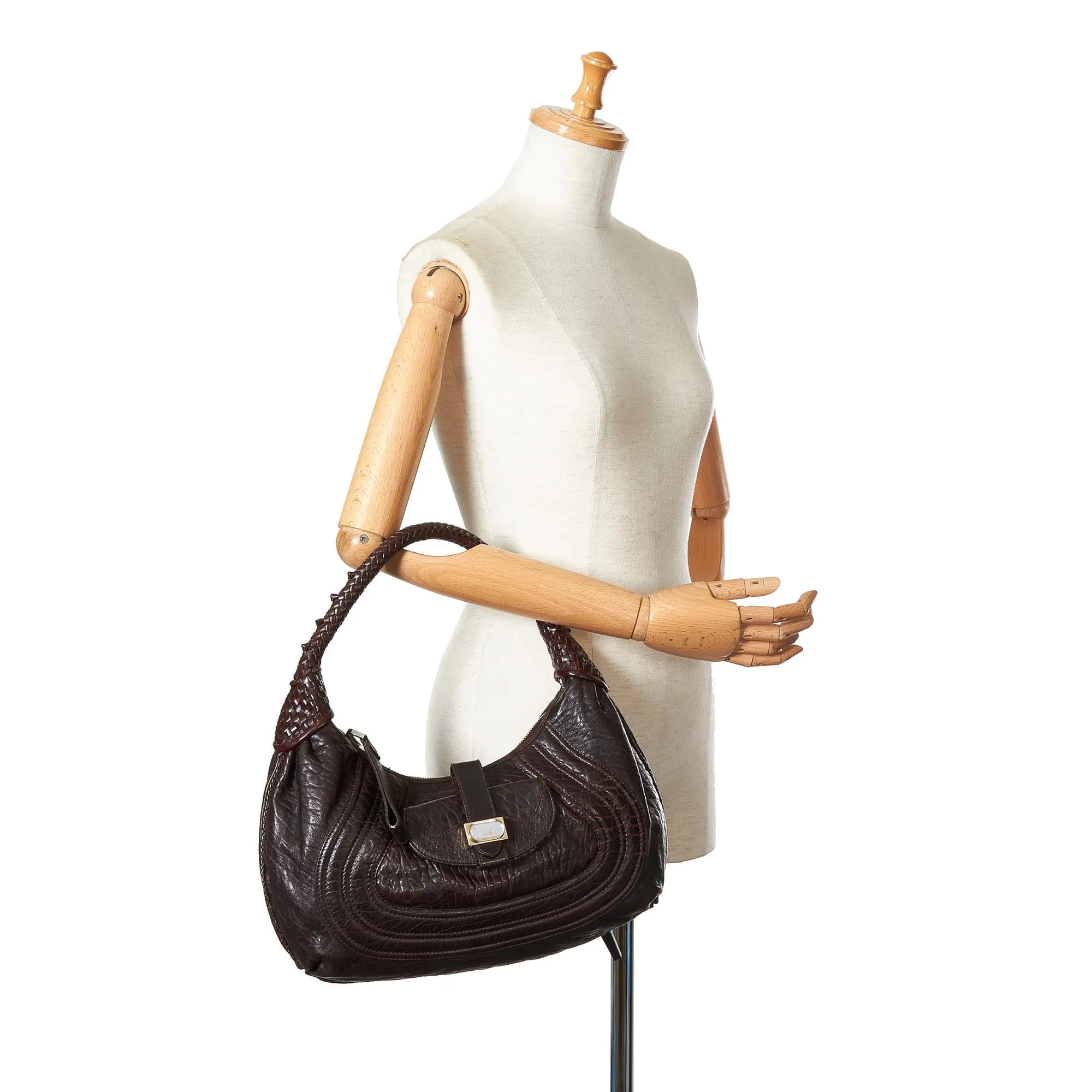 Fendi Spy Leather Handbag (SHG-26184)