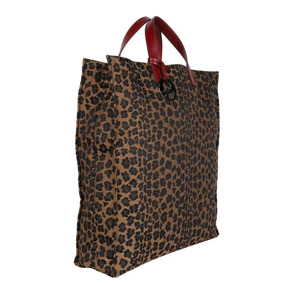 FF Leopard Leather Tote