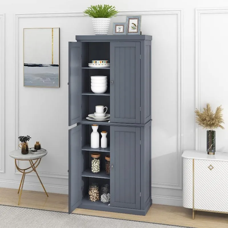 Freestanding Tall Kitchen Pantry