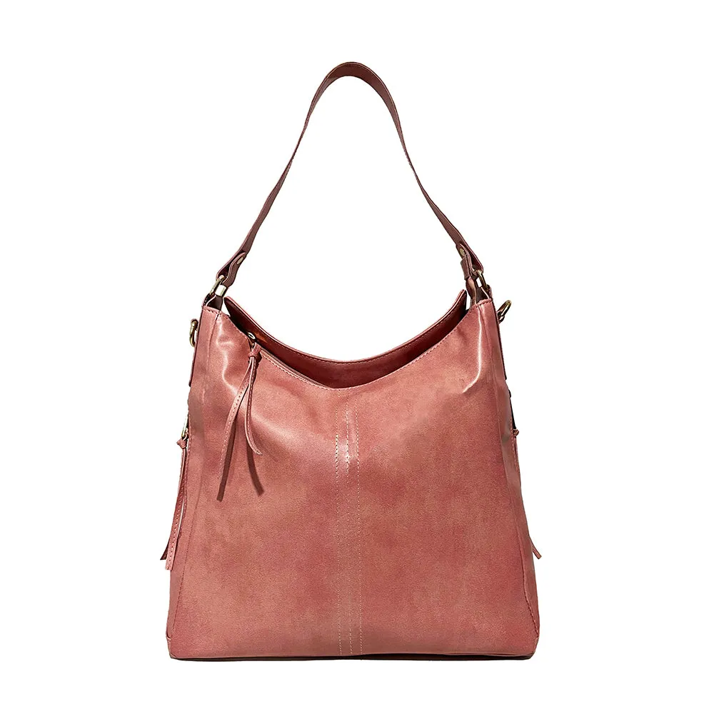 Functional Pink Shoulder Bag for Women and Girls