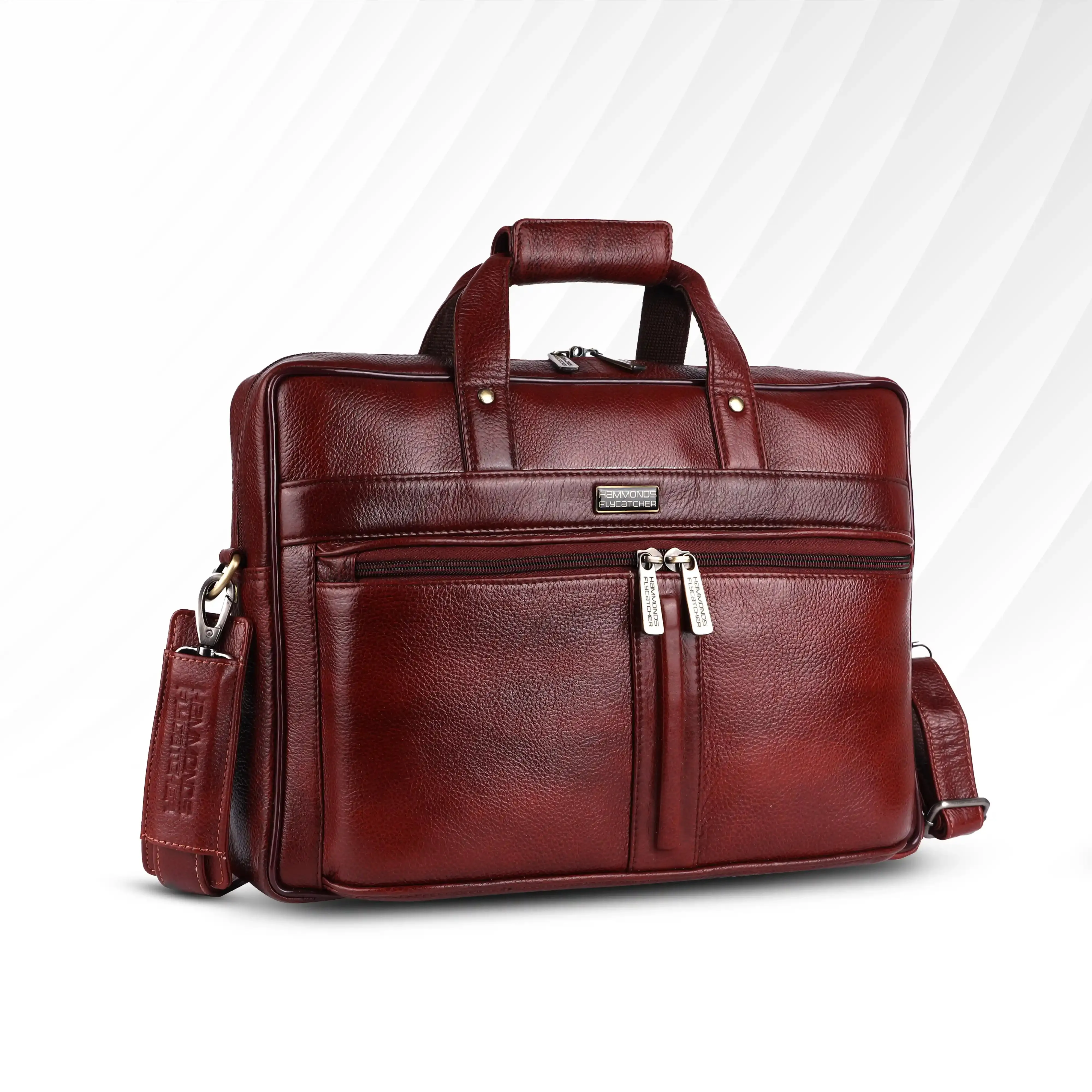 Genuine Leather Office Bag for Men - Laptop Bag - Fits Upto 16 Inch Laptop/MacBook - 1 Year Warranty