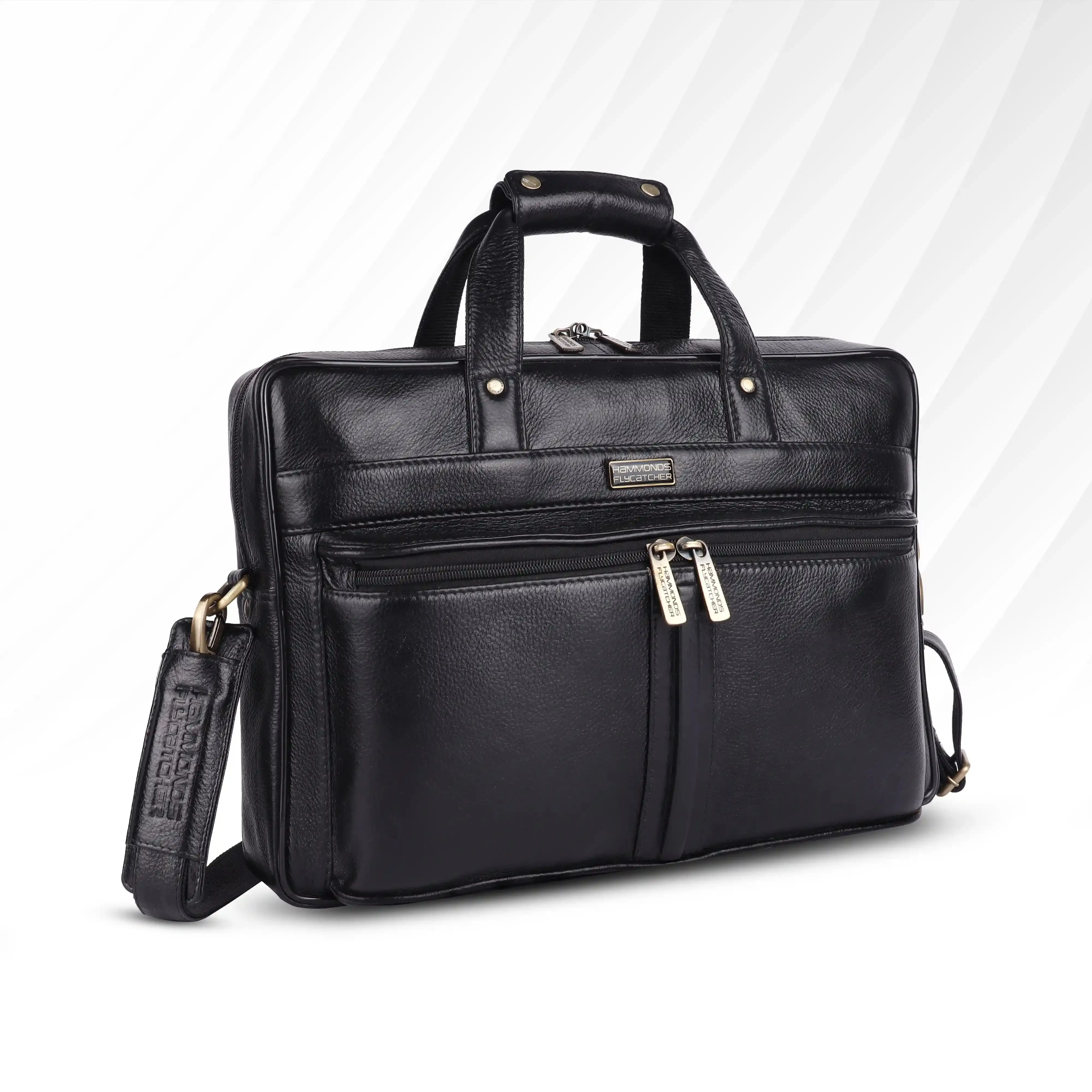 Genuine Leather Office Bag for Men - Laptop Bag - Fits Upto 16 Inch Laptop/MacBook - 1 Year Warranty