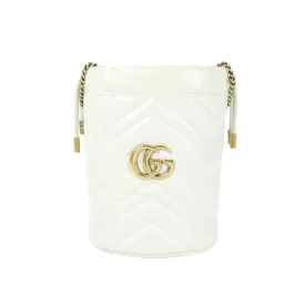 Gucci Marmont Bucket Ivory GHW