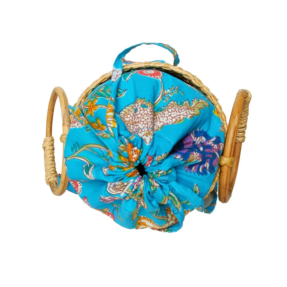 IMARS Potli Basket Bag- Blue