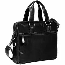 Jack Georges Voyager Slim Double Entry Top Zip Briefcase