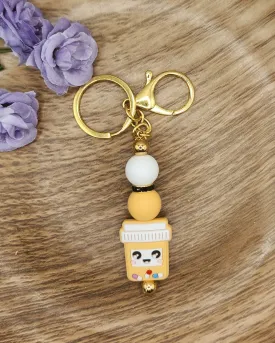 Keychain-Happy Pill (Butterscotch)