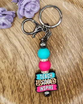 Keychain-Teach Love Inspire Paint Swatches (Azalea)