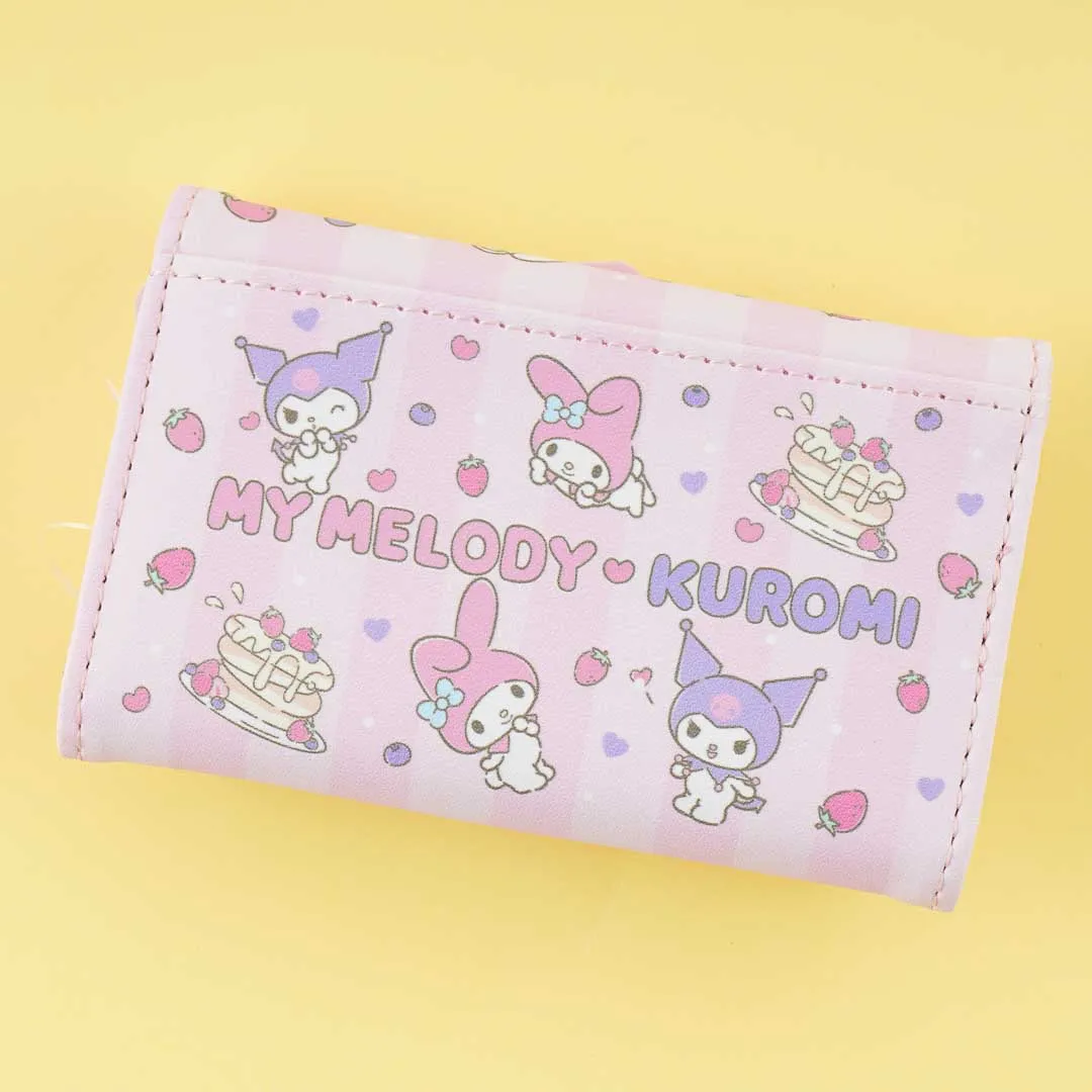 Kuromi & My Melody Berry Pancakes Key Case