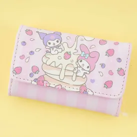 Kuromi & My Melody Berry Pancakes Key Case