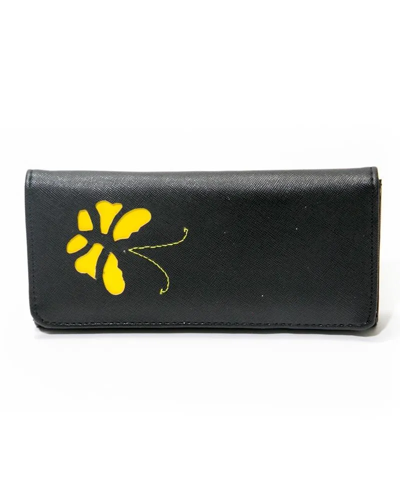 Ladies Hand U Wallets Black – Butterfly – WPS-17