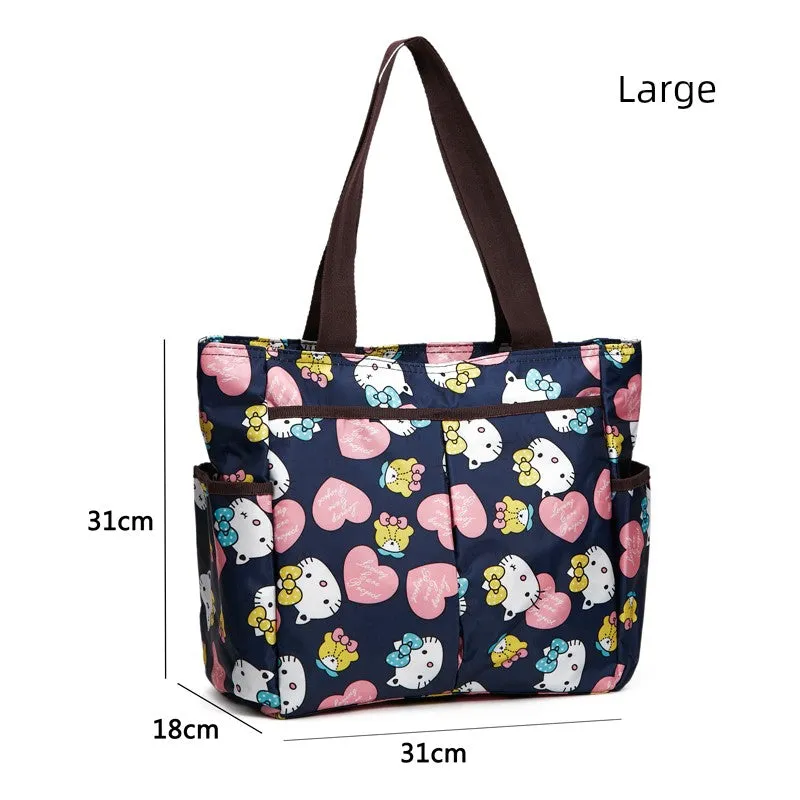 Large Short-Distance Multi-Pocket Travel Handbag