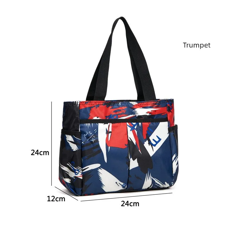 Large Short-Distance Multi-Pocket Travel Handbag