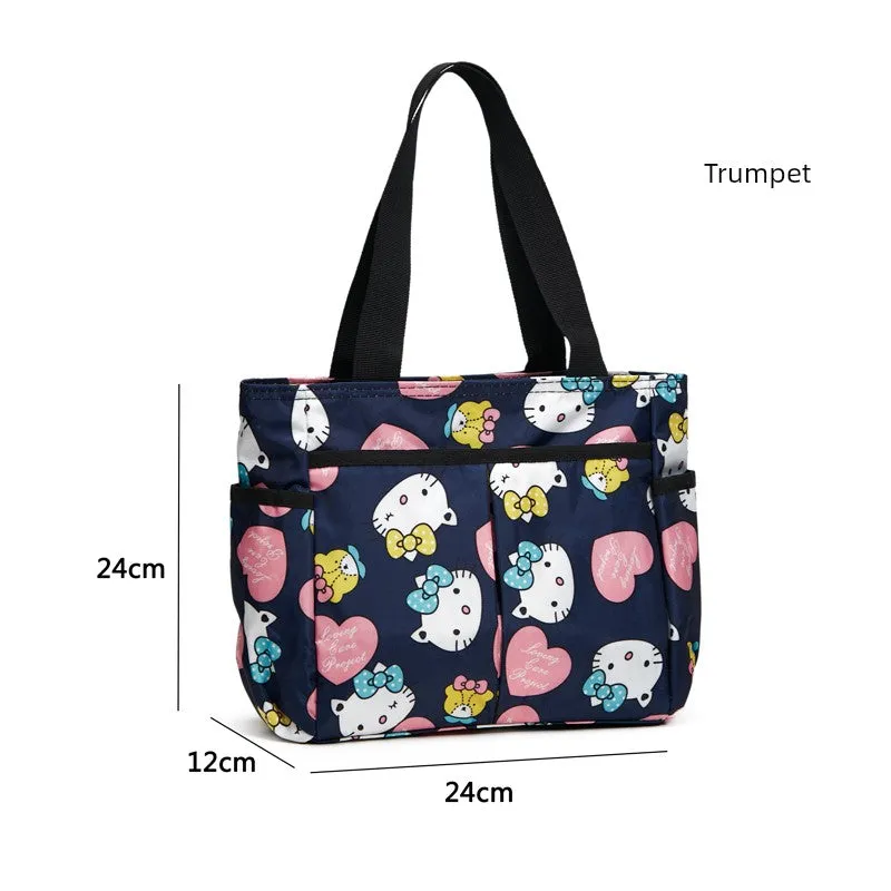 Large Short-Distance Multi-Pocket Travel Handbag