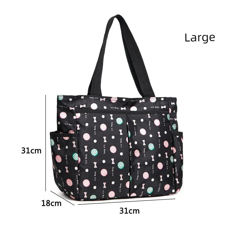 Large Short-Distance Multi-Pocket Travel Handbag