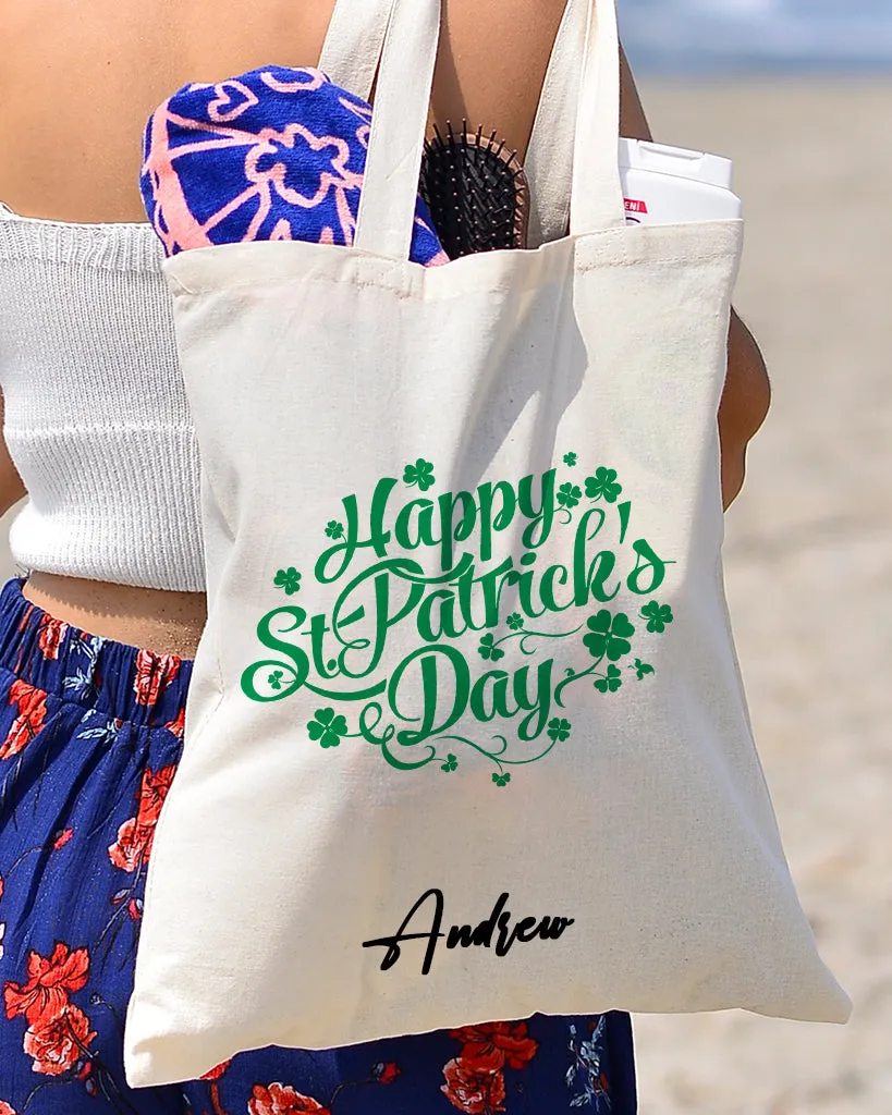 Leaf Climber Happy St Patrick's Day - St Patrick's Tote Bag