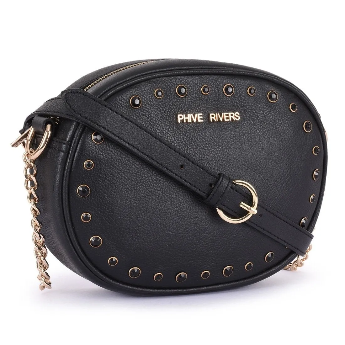 Leather Black Crossbody Bag